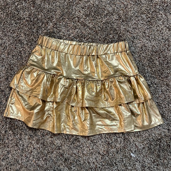 Ruffle Skirt Gold - Picture 1 of 1